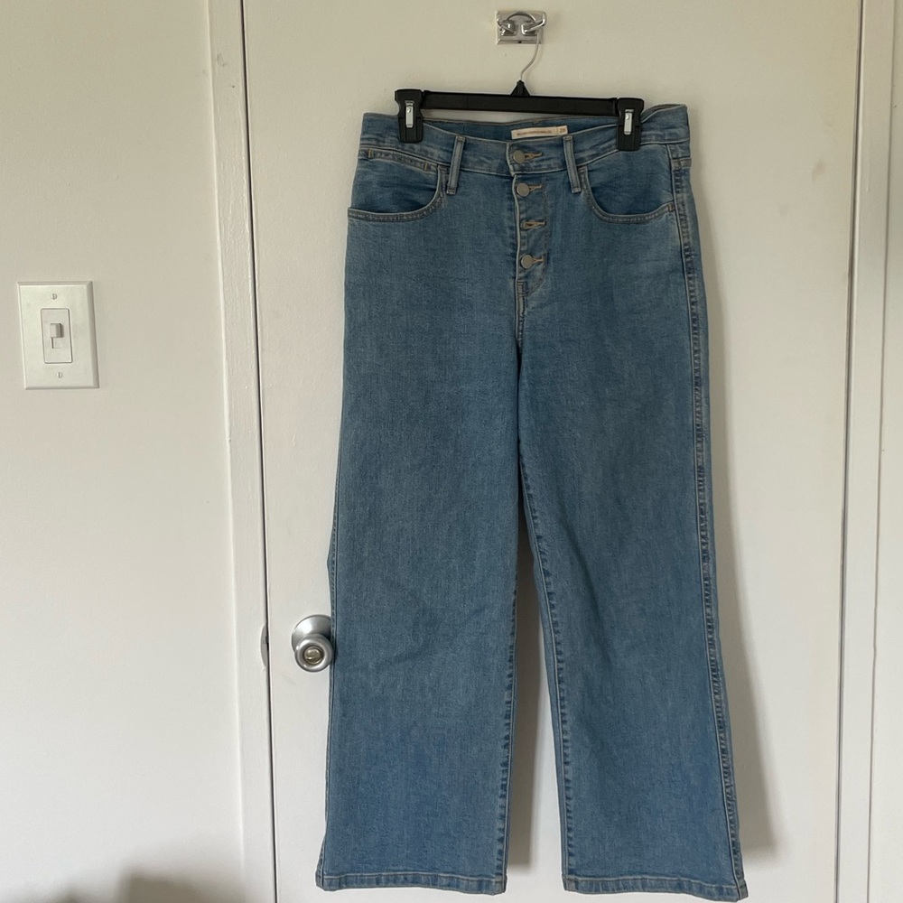 Levi’s Mile High Cropped Wide Leg Jean